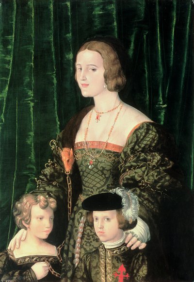 Joanna the Mad of Castille, the Young Charles V and his Sister by Nicolaus Alexander Mair von Landshut